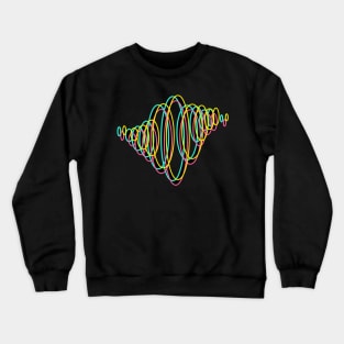 Multi-dimensional spiral Crewneck Sweatshirt